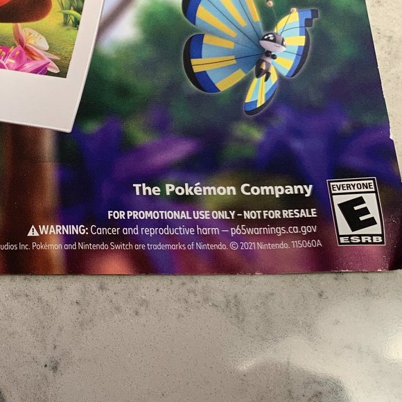Pokémon Snap Nintendo Switch Double-Sided Promo Poster - 11" x 17" - Picture 3 of 4